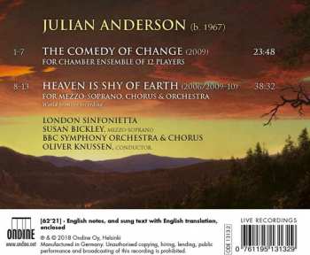 CD Julian Anderson: The Comedy Of Change / Heaven Is Shy Of Earth 179156