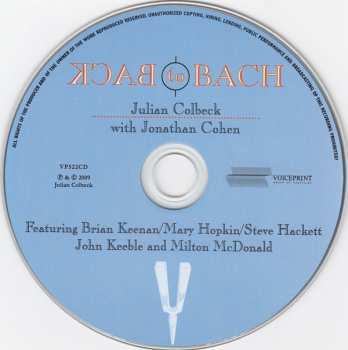 CD Julian Colbeck: Back To Bach 195573