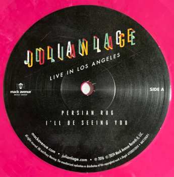 LP Julian Lage: Live In Los Angeles LTD | CLR