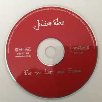 CD Julian Sas: For The Lost And Found 335748