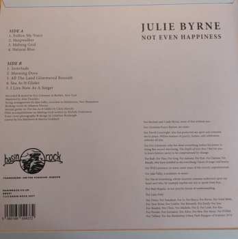 LP Julie Byrne: Not Even Happiness CLR 523757