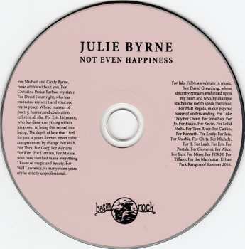 CD Julie Byrne: Not Even Happiness 520172