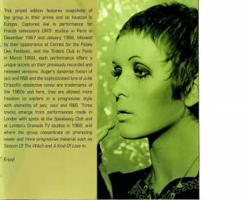 CD Julie Driscoll, Brian Auger & The Trinity: Live On Air 1967-68  DIGI 371667