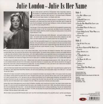 LP Julie London: Julie Is Her Name CLR 396403