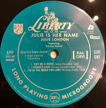2LP Julie London: Julie Is Her Name LTD 137371