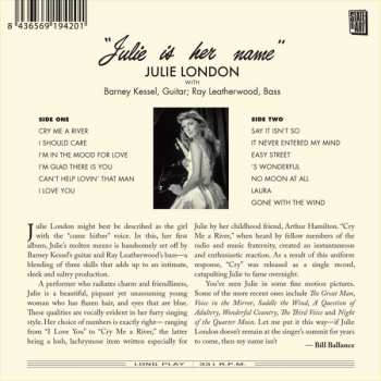 CD Julie London: Julie Is Her Name Complete Sessions LTD 119008