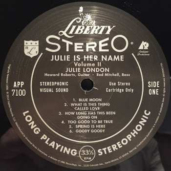 LP Julie London: Julie Is Her Name Volume II 254244