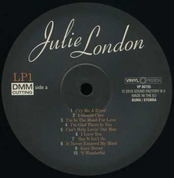 2LP Julie London: Three Original Hit Albums + Bonus Tracks 76399