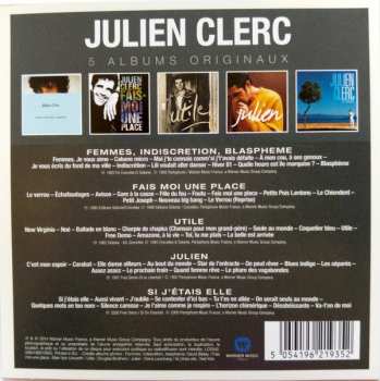 5CD/Box Set Julien Clerc: 5 Albums Originaux 308232