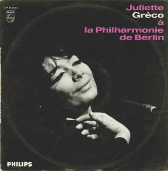 LP Juliette Gréco: À La Philharmonie De Berlin 496863