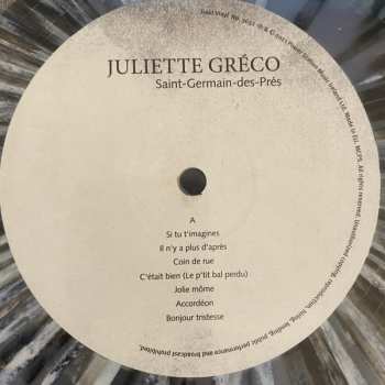 LP Juliette Gréco: Saint-Germain-des-Prés CLR 265585