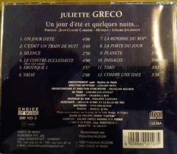 CD Juliette Gréco: Un Jour D'Ete Et Quelques Nuits... 345533