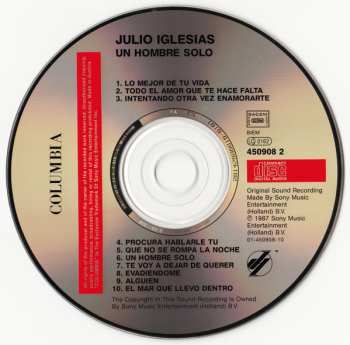 CD Julio Iglesias: Un Hombre Solo 451636