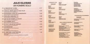 CD Julio Iglesias: Un Hombre Solo 451636