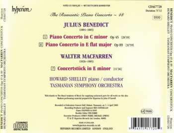 CD Julius Benedict: Concerto In C Minor, Op 45 - Concerto In E Flat Major Op 89 / Concertstück 285171