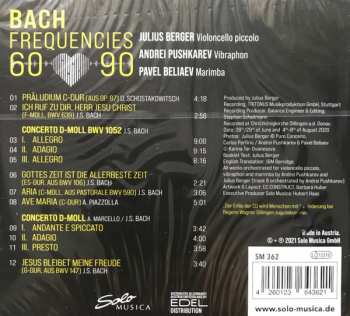 CD Julius Berger: Bach Frequencies 60-90 306216