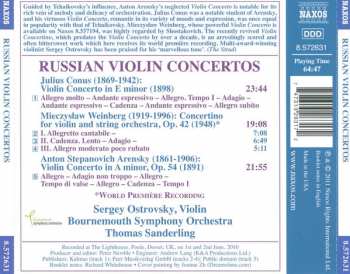CD Julius Conus: Russian Violin Concertos 346904