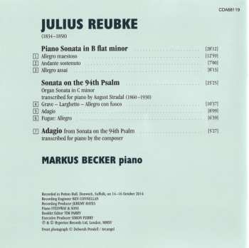 CD Julius Reubke: Sonatas 519201