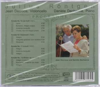 CD Julius Röntgen: 3 Cellosonatas...Vol 3 292379