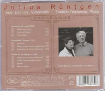CD Julius Röntgen: 3 Cellosonates ...vol 2 456392