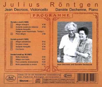 CD Julius Röntgen: Cellosonatas ... A Tribute To Pablo Casals 328701