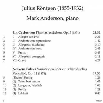 CD Julius Röntgen: Piano Music 2 118181