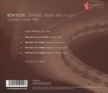 CD Julius Röntgen: Röntgen: String Trios, Nos. 9-12 [Vol.3] 309634