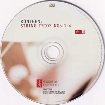 CD Julius Röntgen: Röntgen: String Trios, Nos.1-4 [Vol.1] 328036