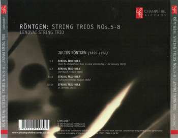 CD Julius Röntgen: Röntgen: String Trios, Nos.5-8 [Vol.2] 342952