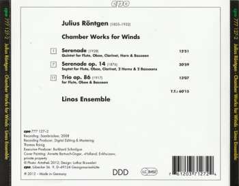 CD Julius Röntgen: Wind Serenades 117316