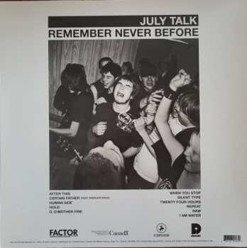 LP July Talk: Remember Never Before CLR 493998