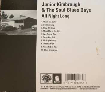 CD Junior Kimbrough And The Soul Blues Boys: All Night Long 285643
