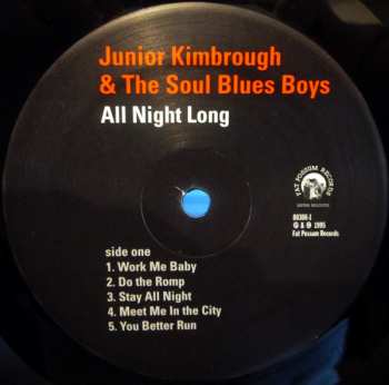LP Junior Kimbrough And The Soul Blues Boys: All Night Long LTD 332108