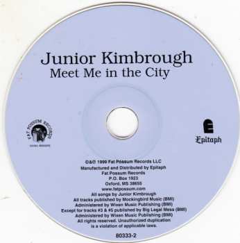 CD Junior Kimbrough: Meet Me In The City 262495