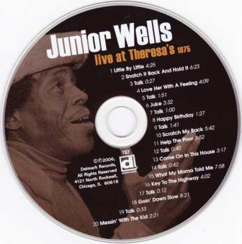 CD Junior Wells: Live At Theresa's 1975 287381