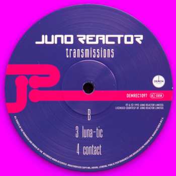 2LP Juno Reactor: Transmissions CLR 452117