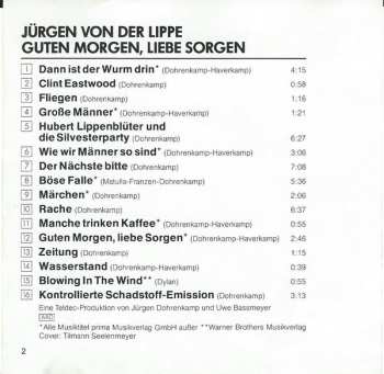 CD Jürgen Von Der Lippe: Guten Morgen, Liebe Sorgen 515801