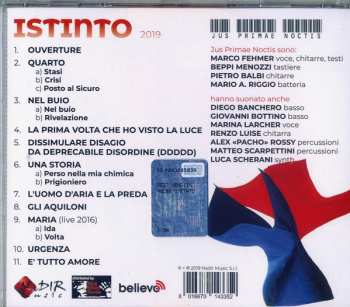 CD Jus Primae Noctis: Istinto