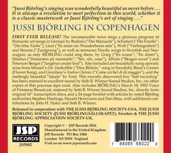 CD Jussi Björling: Copenhagen Concert Oct. 15, 1959 507250
