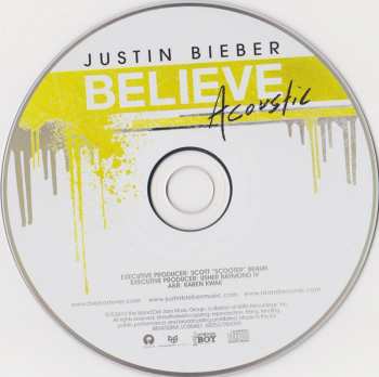 CD Justin Bieber: Believe Acoustic 4010