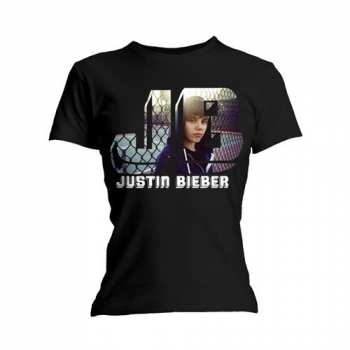 Merch Justin Bieber: Dámské Tričko Photo Black  XL