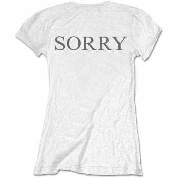 Merch Justin Bieber: Dámské Tričko Sorry Dámské  XL
