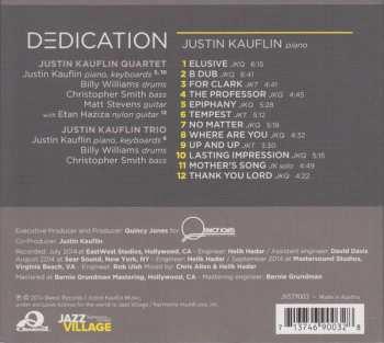 CD Justin Kauflin: Dedication 260795