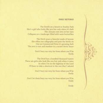 CD Justin Rutledge: The Devil On A Bench In Stanley Park