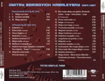 CD Dmitry Kabalevsky: Piano Sonata No.3, 24 Preludes 408080
