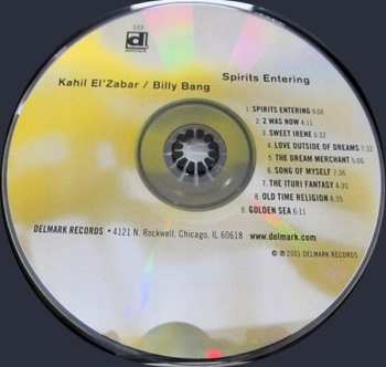 CD Billy Bang: Spirits Entering