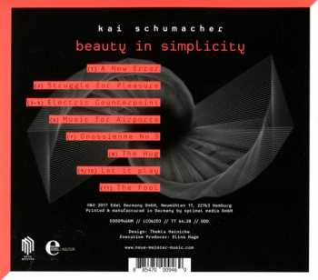 CD Kai Schumacher: Beauty In Simplicity 282764