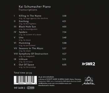 CD Kai Schumacher: Transcriptions 191654