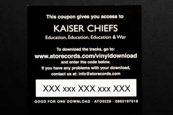 LP/SP Kaiser Chiefs: Education, Education, Education & War 332103