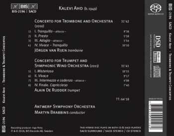 SACD Kalevi Aho: Concertos for Trombone and Trumpet 439905